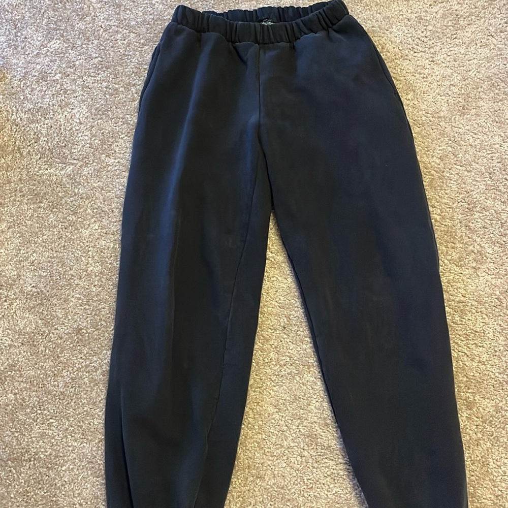 black brandy melville rosa sweatpants